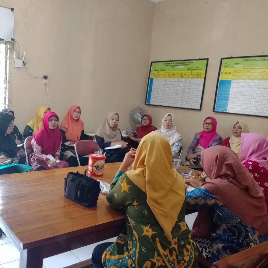 Adakan Rapat Internal, Pengurus PKK Hargorejo Bahas Rencana Lomba Memasak